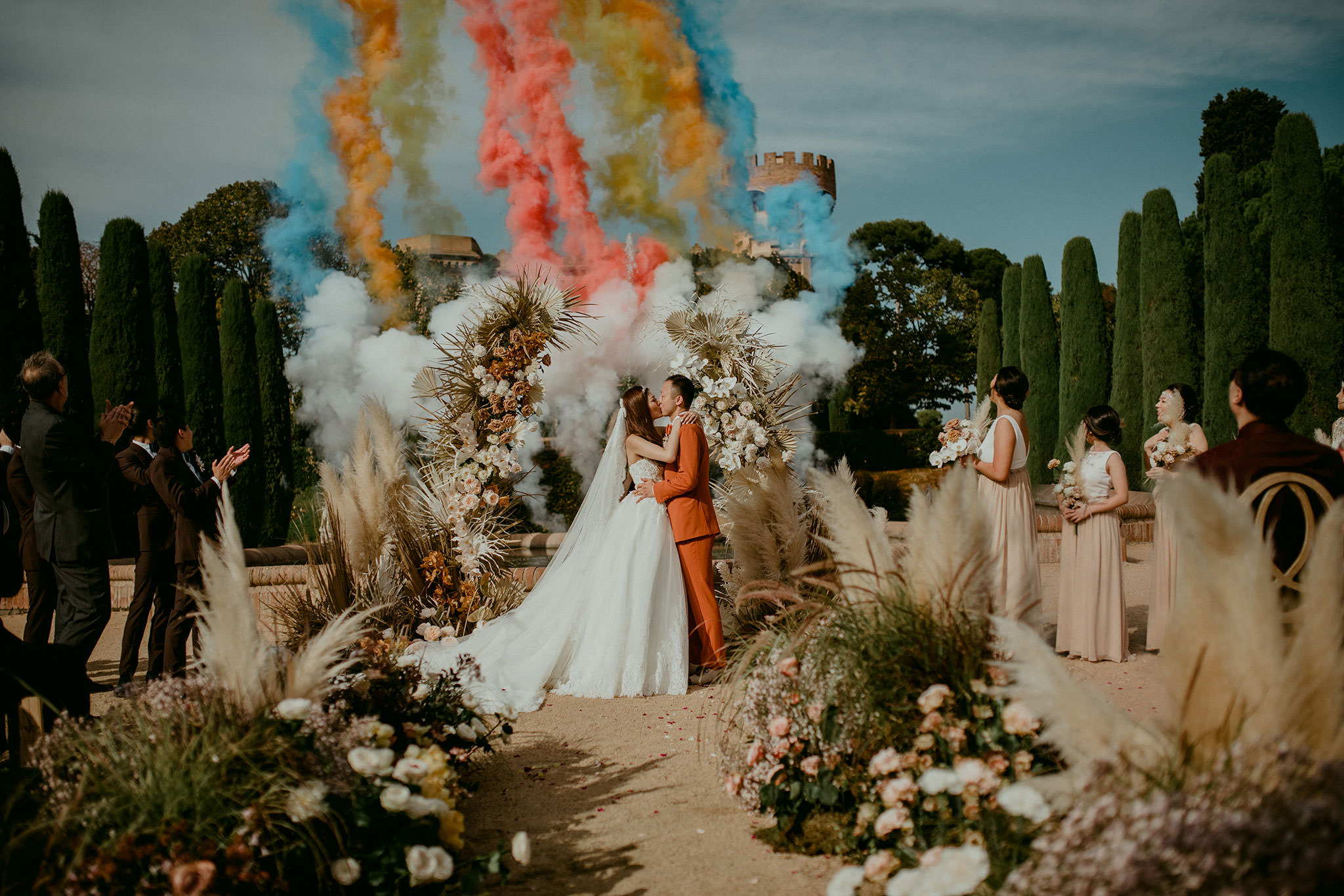 Castell de Sant Marcal Wedding Barcelona Spain
