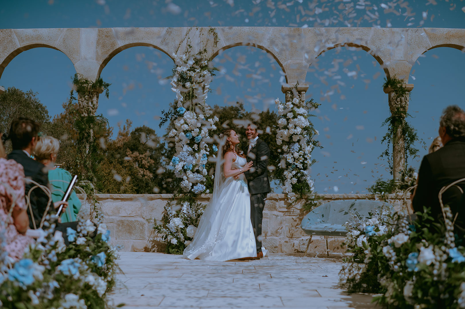epic-wedding-celebration-at-the-ruins-in-mas-torroella
