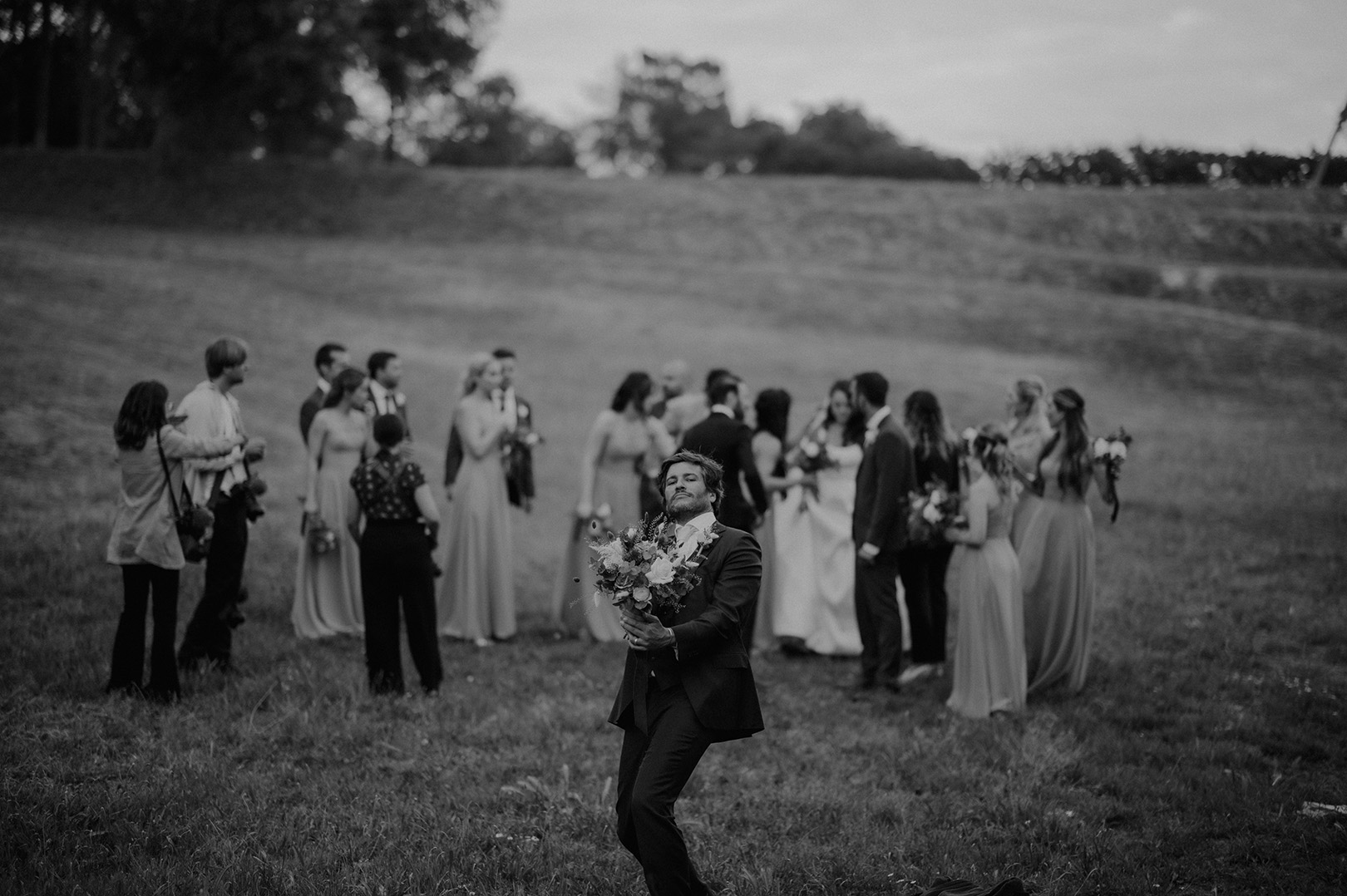 groom-having-fun-at-mas-torroella-wedding