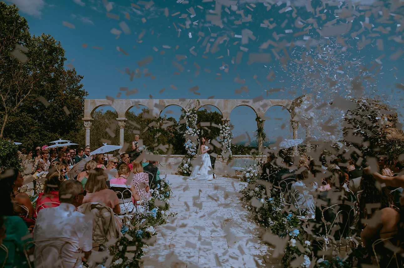 mas toroella spain wedding celebration